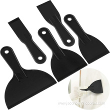 Plastic putty knife set flexible paint scrapers tool